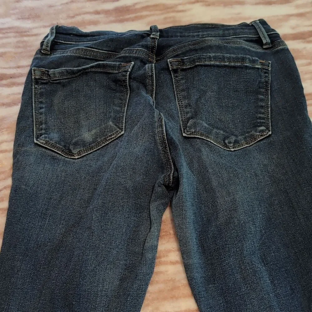 Ann Taylor Loft Blue Skinny Jeans Size‎ 0 - Picture 6 of 9